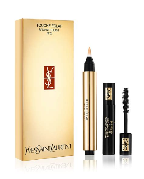 yves saint laurent luxurious mascara with touche eclat gift set|ysl false lash effect mascara.